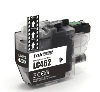 Brother LC462XLBK sort printerpatron 60ml – alternativ
