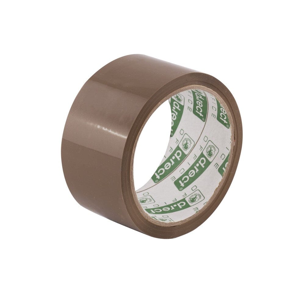 Brun Pakketape 6 stk brun - 48mm x 50m