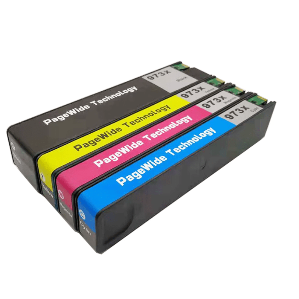 Pakke sæt HP 973X – 4 farver BK-C-M-Y – kompatible - 570ml