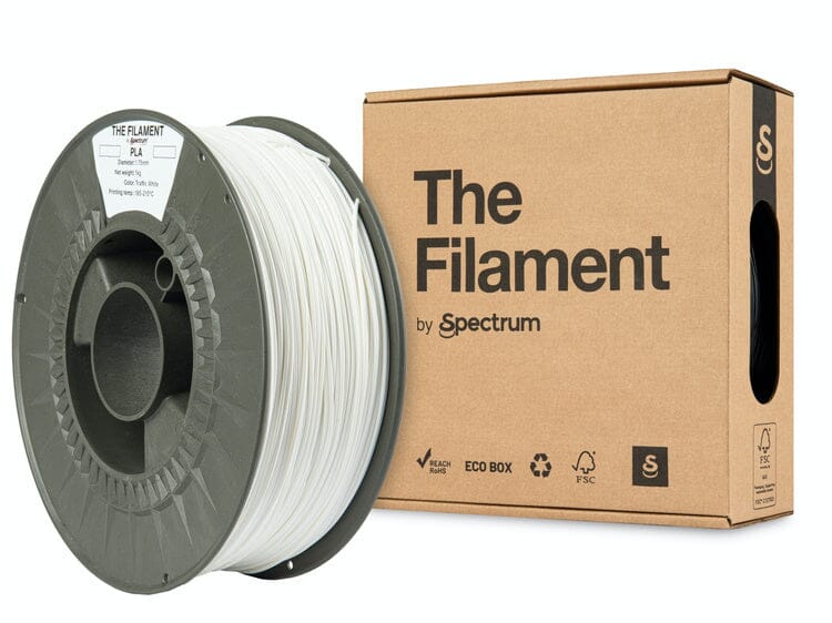 The Filament - PLA - Traffic White - 1.75mm - 1kg