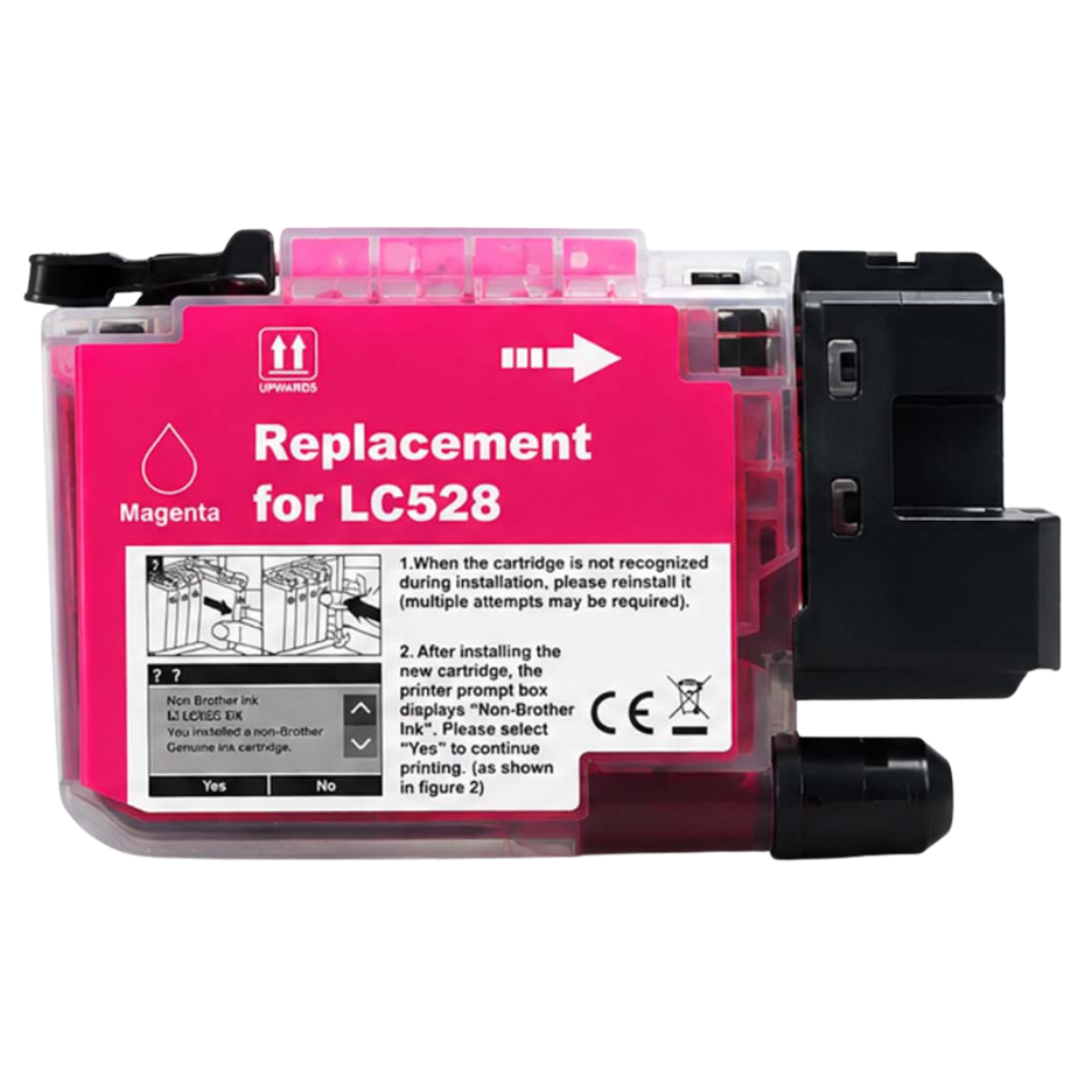 Brother LC528M Magenta skrivarpatron 53 ml – LC-528 M – alternativ