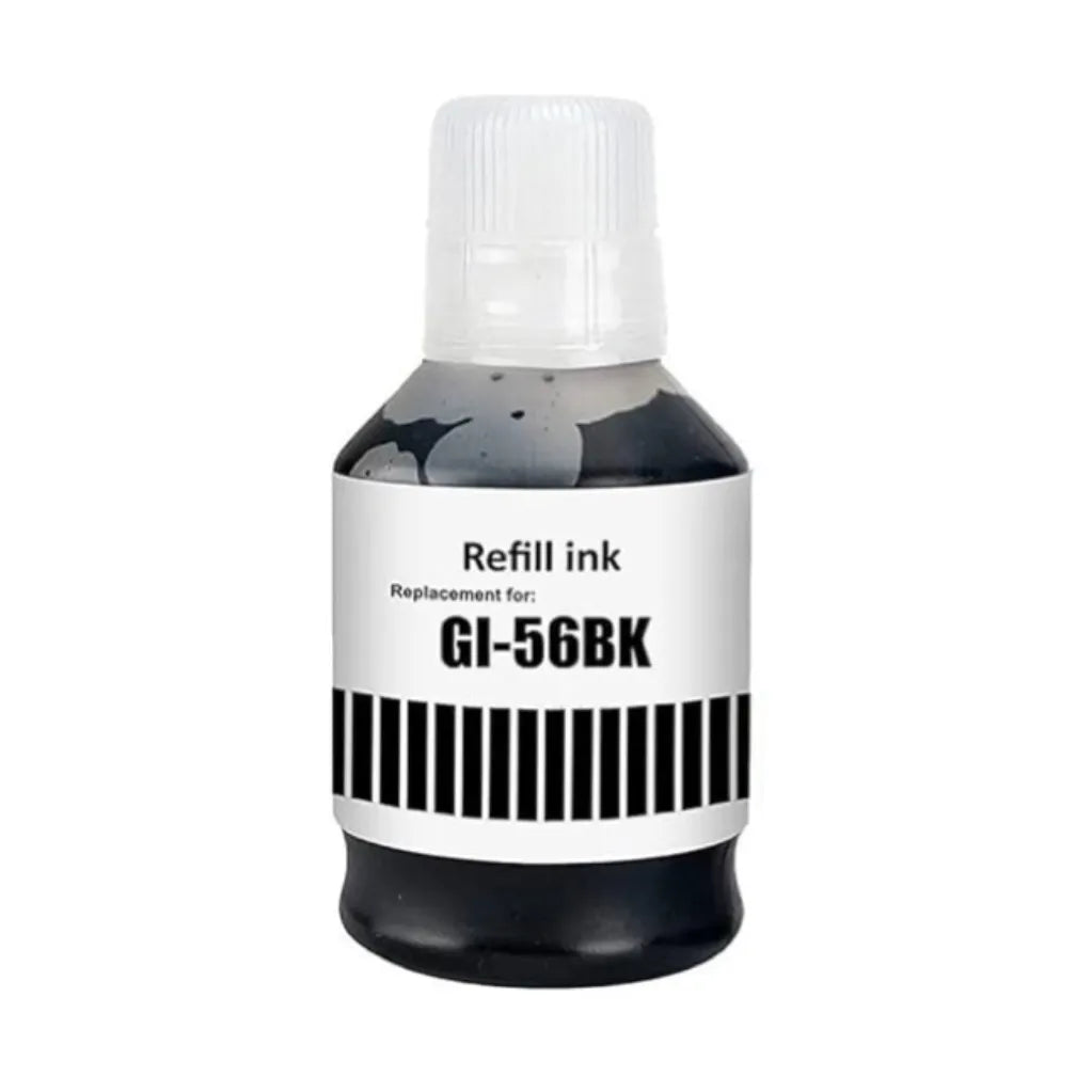 Canon GI-56BK sort refill 170 ml 4412C001 – alternativ