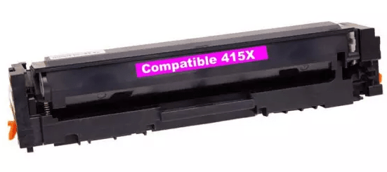 HP 415X magenta toner 6.000 sider W2033X – alternativ