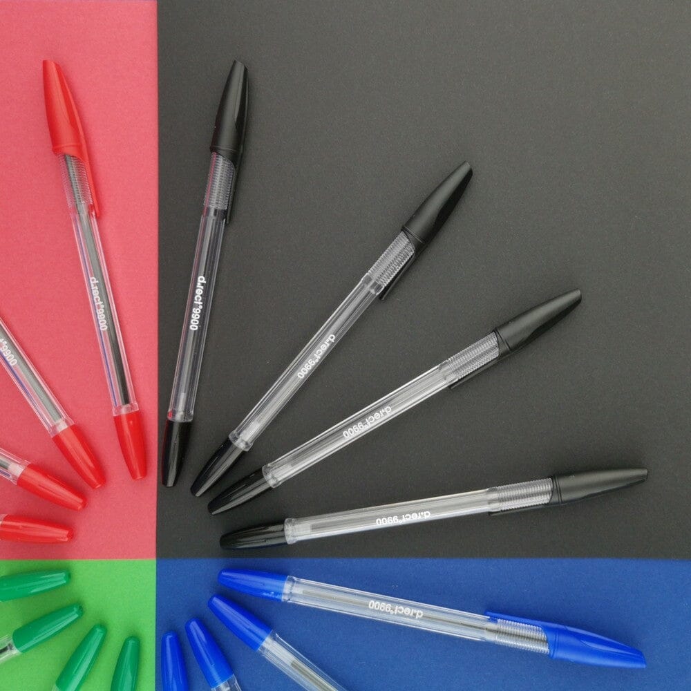 Kuglepen BALLPOINT 9900 Sort 50 stk