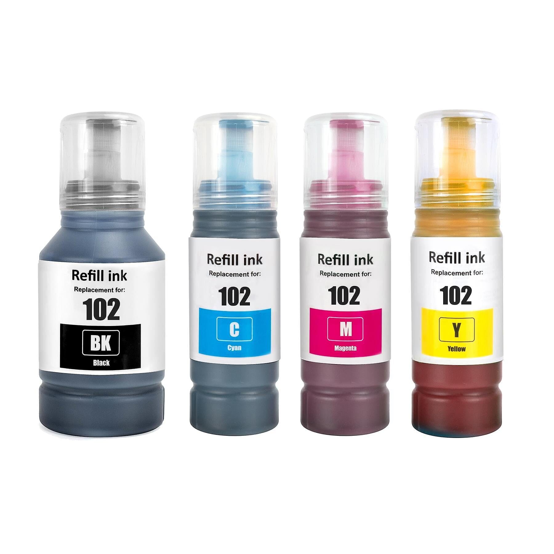 Pakke sæt Epson 102 – 4 farver BK-C-M-Y – alternativ – 340 ml