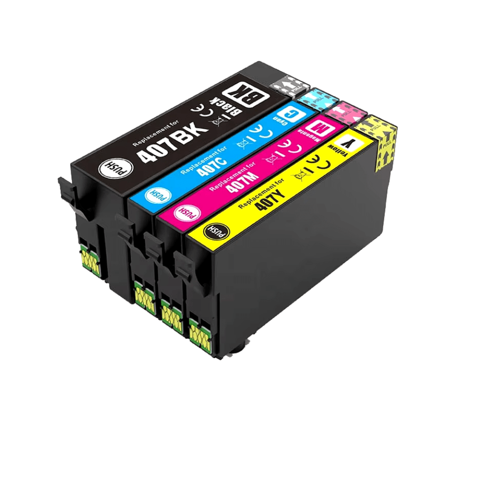 Pakke sæt Epson 407XL – 4 farver BK-C-M-Y – alternativ