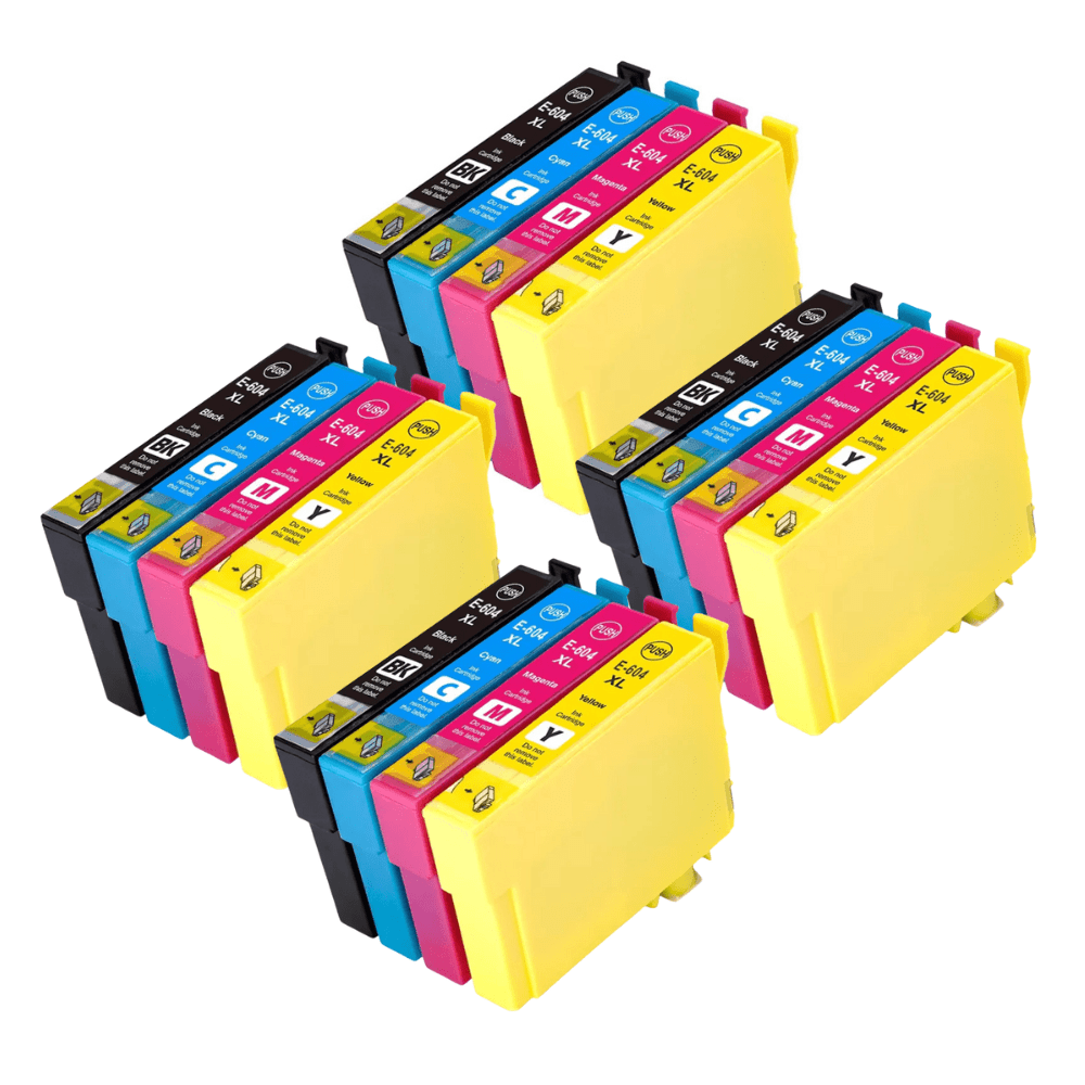 Pakke sæt Epson 604XL – 4 x 4 farver BK-C-M-Y – alternativ