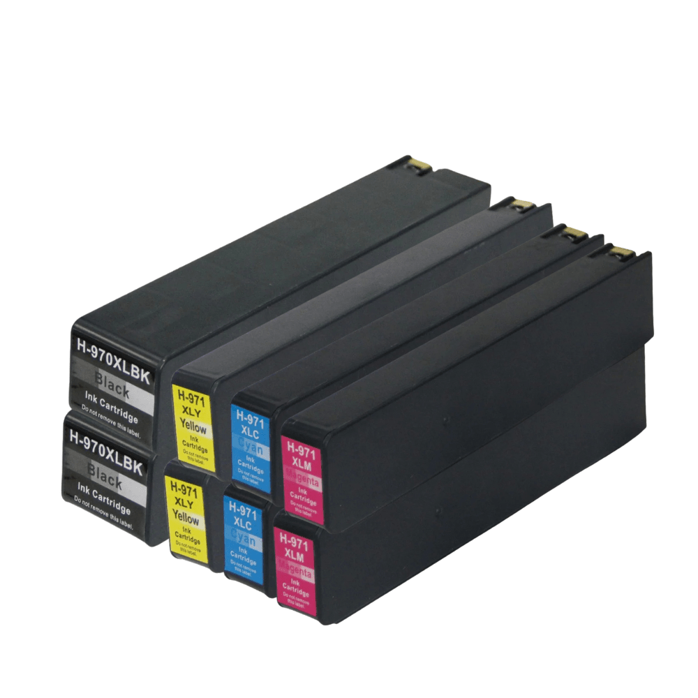 Pakke sæt HP 970XL / 971XL – 2x4 farver BK-C-M-Y – alternativ – 59.600 sider