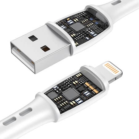 USB-C til Lightning kabel - Hvid - 2 meter - 3A